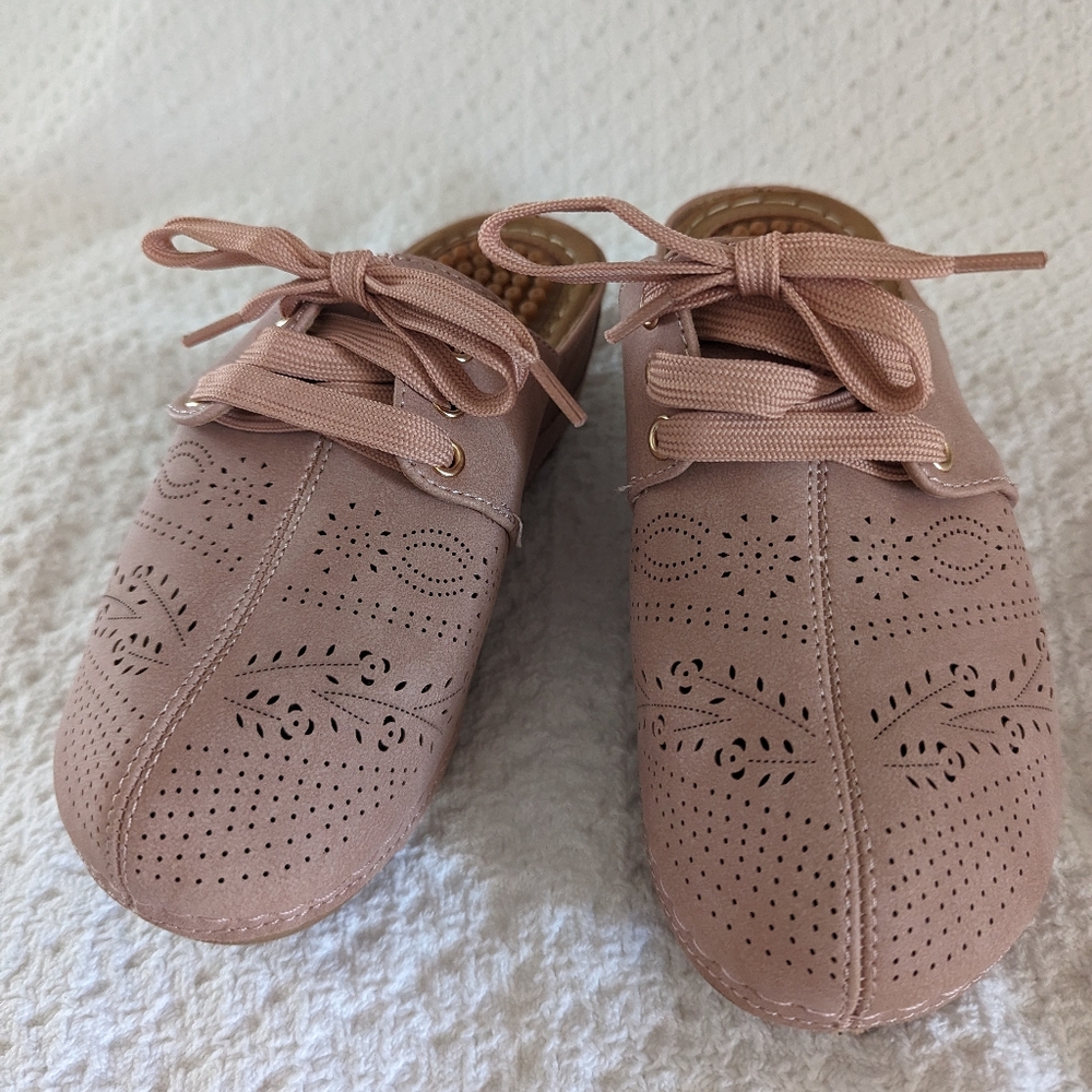 Ecetana Mules for Women Slip on Clogs Shoes with Arch Support Casual Summer - Picture 7 of 13